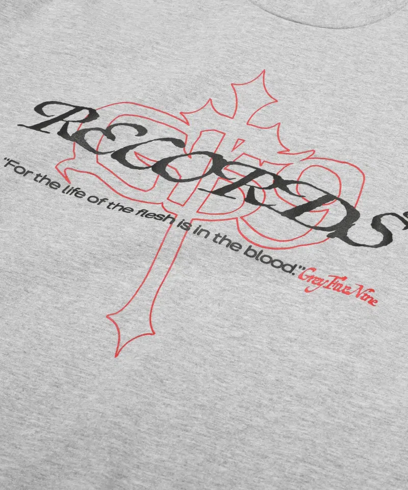 G59 Records G59 Flesh and Blood Tee (Heather Grey) detail image 2