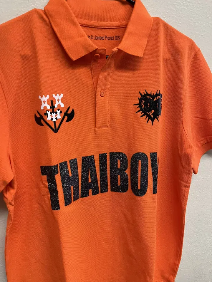 Thaiboy Digital Back 2 Life Polo (Orange) detail image 3