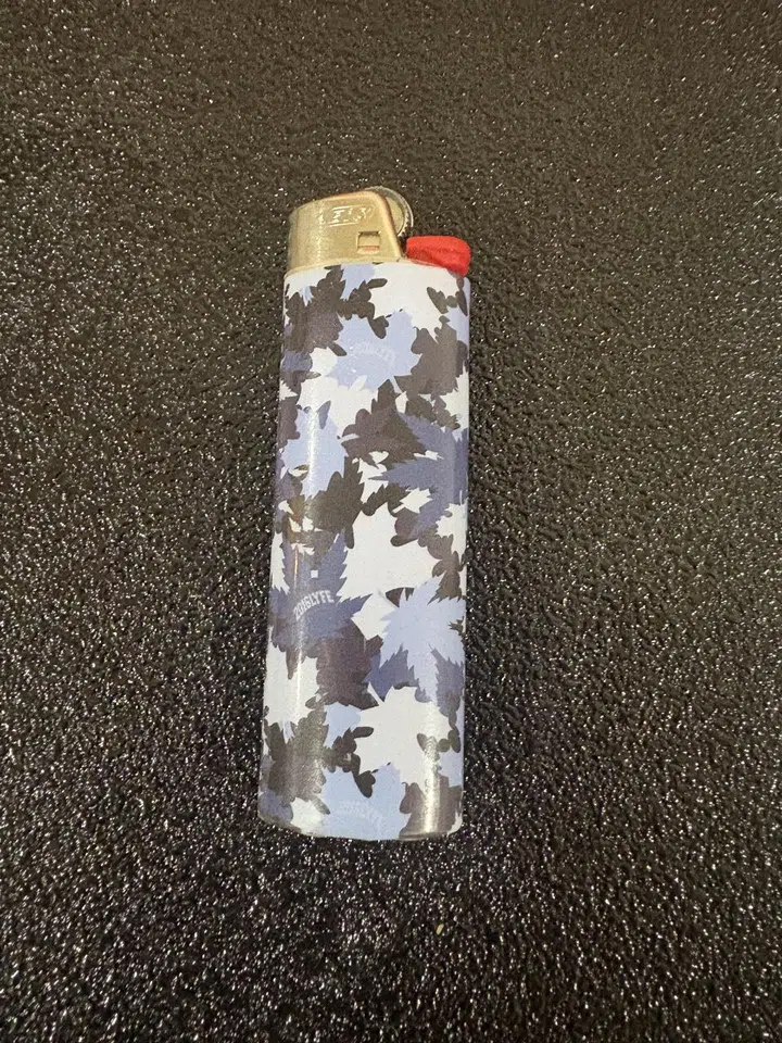 Bic Lighter (Blue Camo)