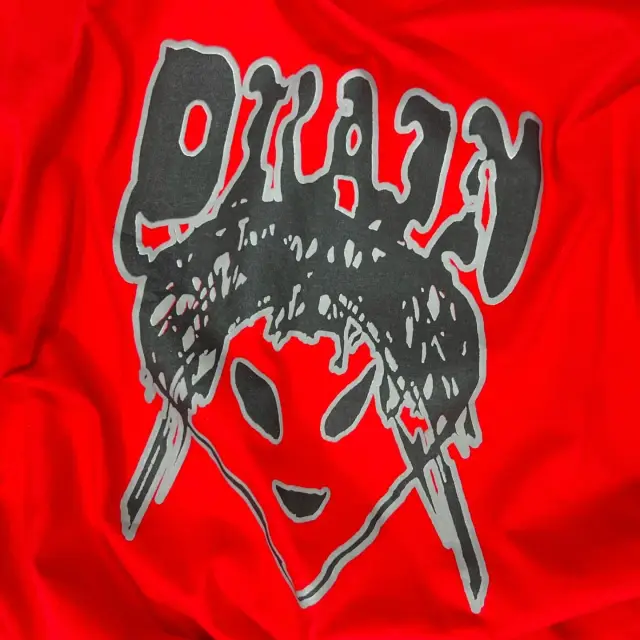 Drain Gang D925 Red Alien Tee detail image 3