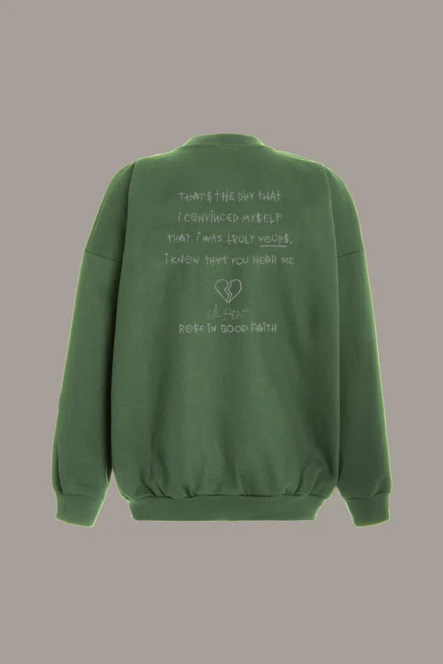 Lil Peep Heavy R.O.O.T Crew (Forest Green) detail image 2