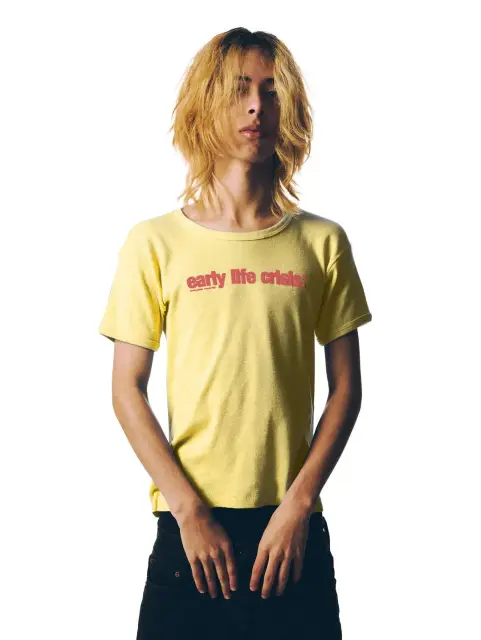 Nettspend Wordmark Tee (Yellow) detail image 2