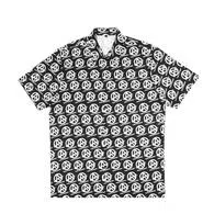G59 Records Anarchy All-Over Button-Down Shirt (Black)