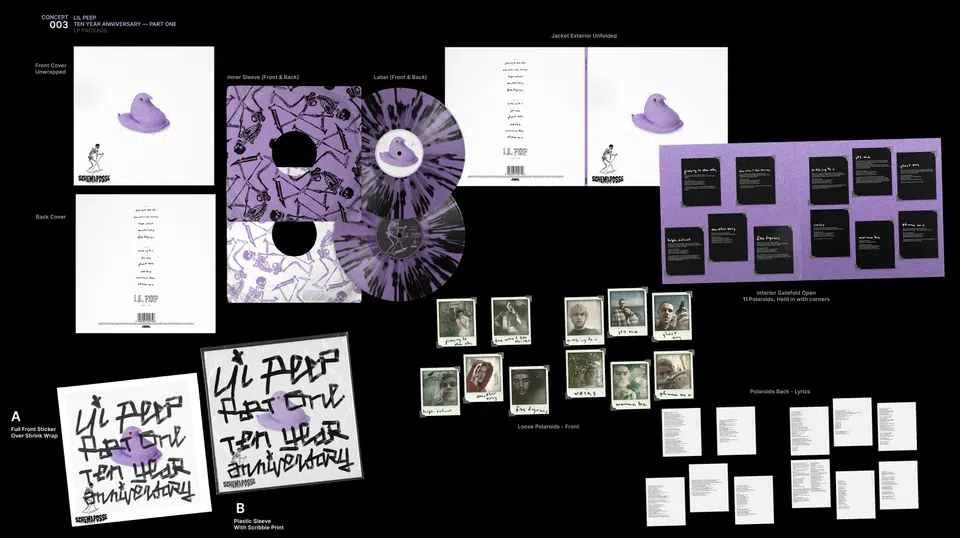LIL PEEP; PART ONE - 10th Year Anniversary Vinyl (Limited Edition) detail image 3