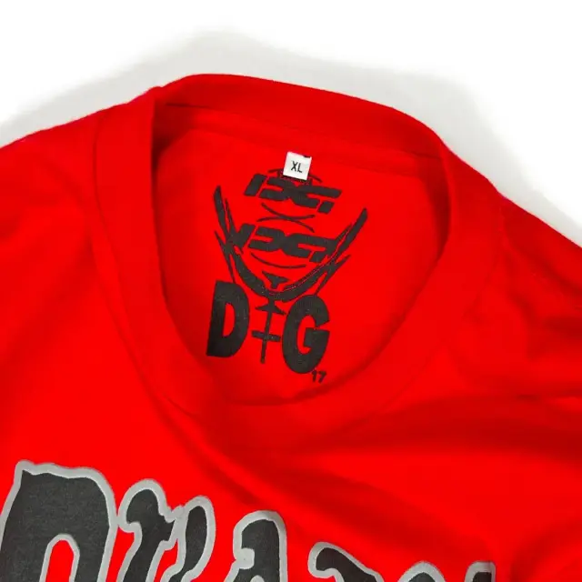 Drain Gang D925 Red Alien Tee detail image 4