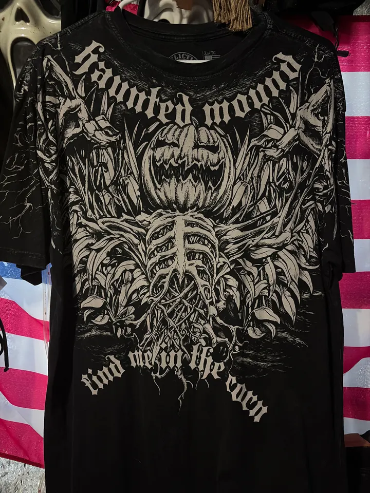 Haunted Mound Affliction Hm Jacko Man Tee detail image 3