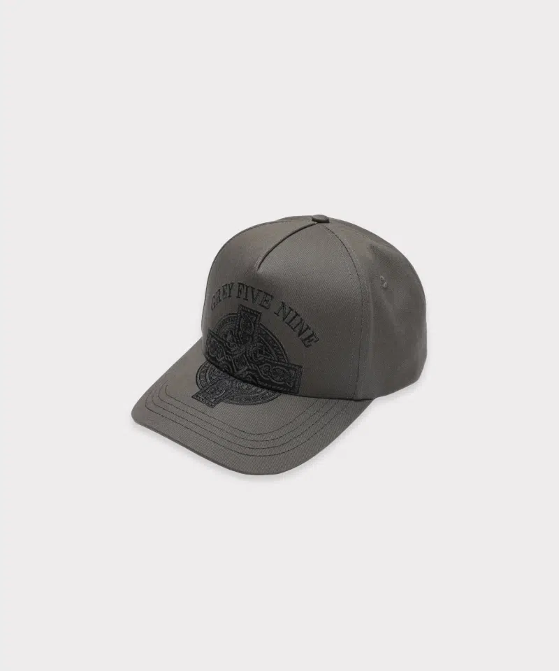 G59 Tribal Cross Cap (Grey)