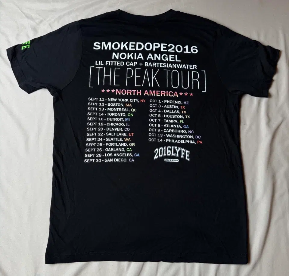 2016LYFE The Peak Tour Flag Shirt detail image 2