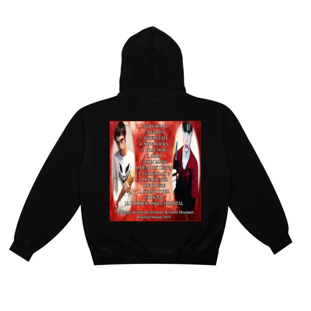 Haunted Mound Grave House Hoodie detail image 2