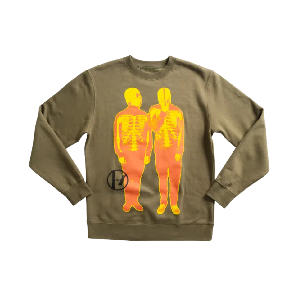 Twenty One Pilots Skeleton Green Crewneck