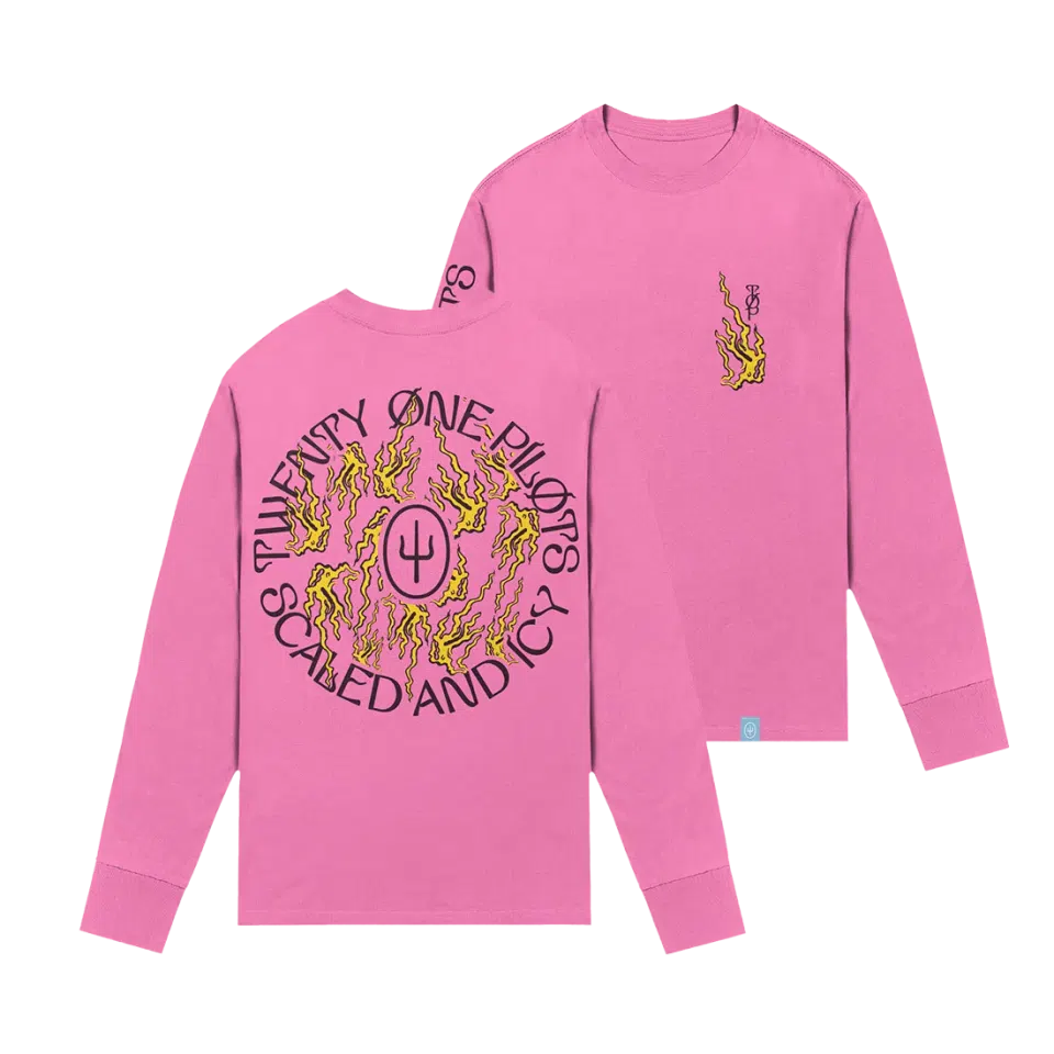 Scaled and Icy Flames Long Sleeve T-Shirt