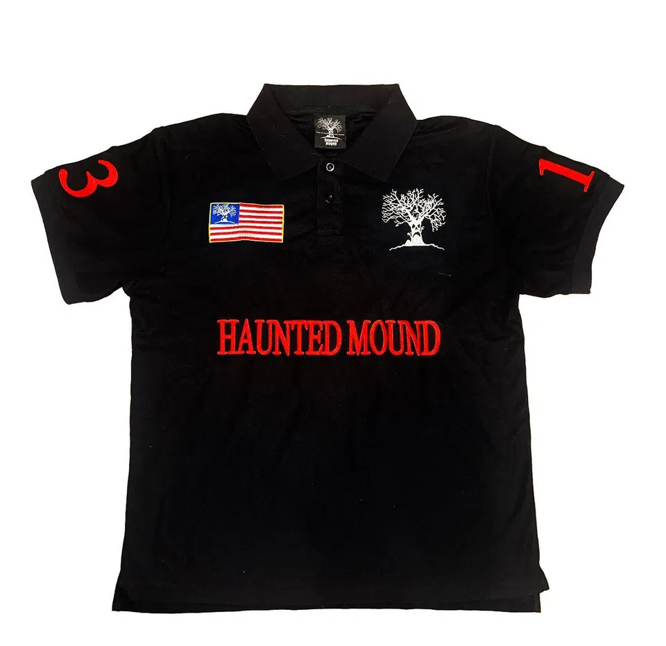 Haunted Mound Polo (Black)