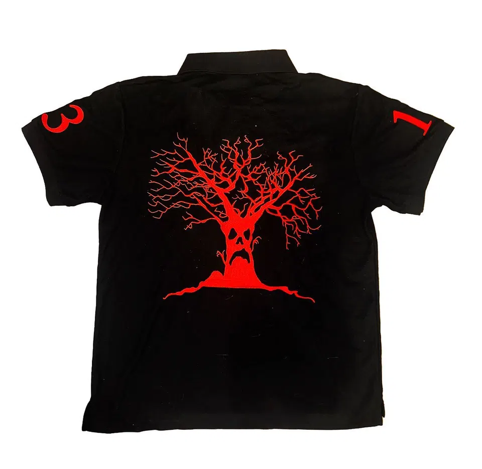 Haunted Mound Polo (Black) detail image 2