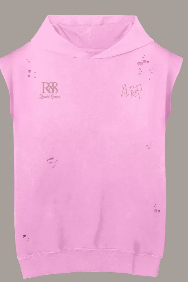 Lil Peep Deconstructed Patch Hoodie detail image 4