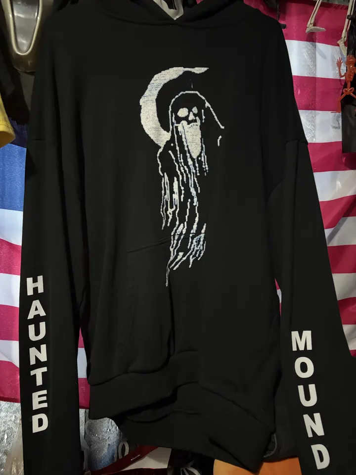 Haunted Mound Death's Wagon Ghost Hoodie detail image 2