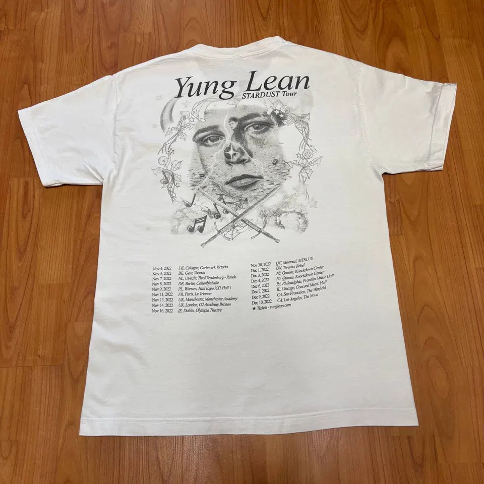 Yung Lean Stardust tee detail image 2
