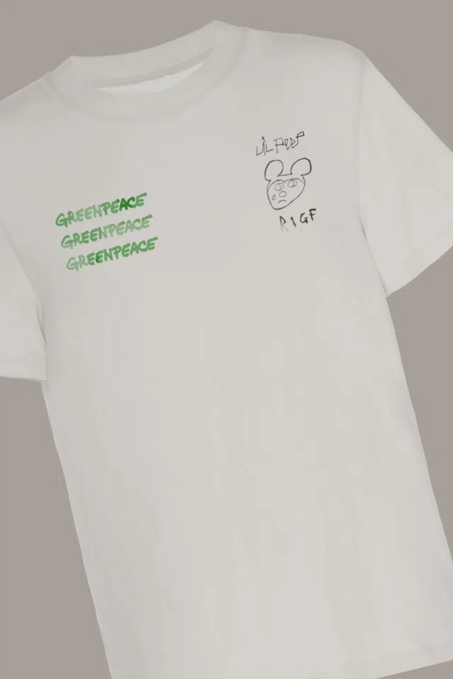 Lil Peep Light Brightside Tee (Vintage White) detail image 3