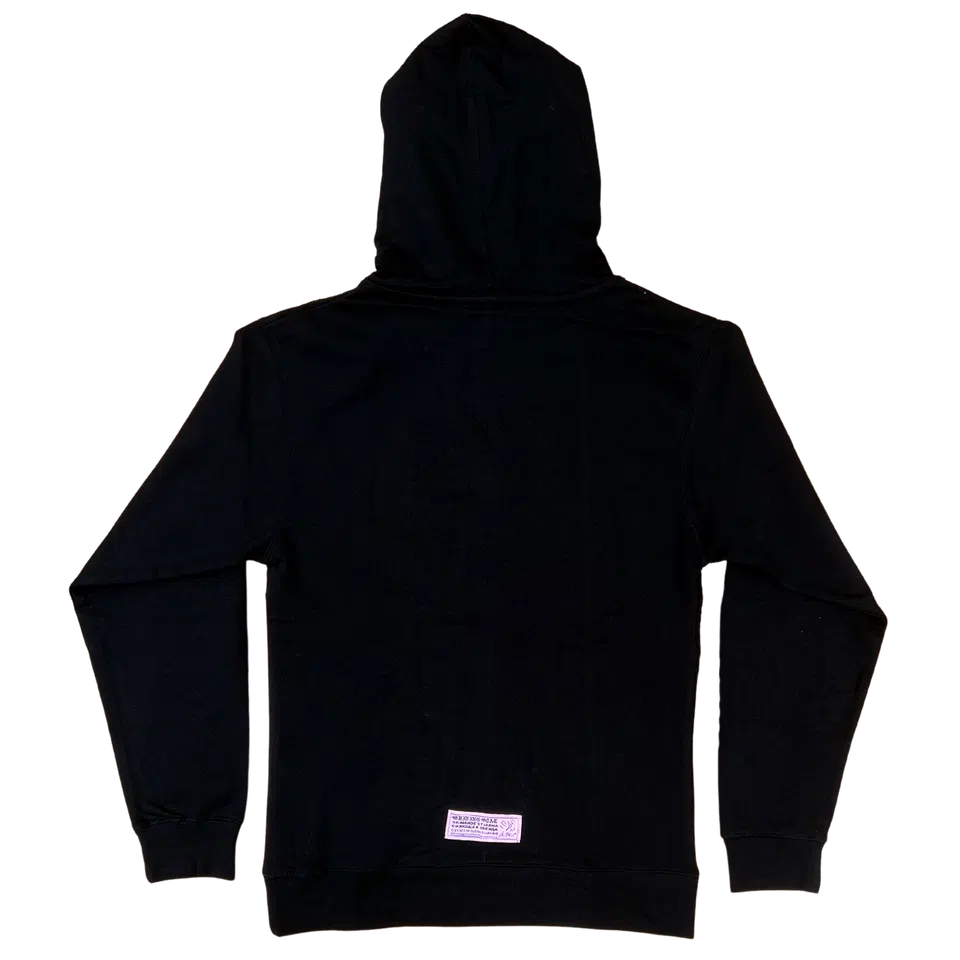 Black OG Lil Peep Design Hoodie (Puff Print) detail image 2