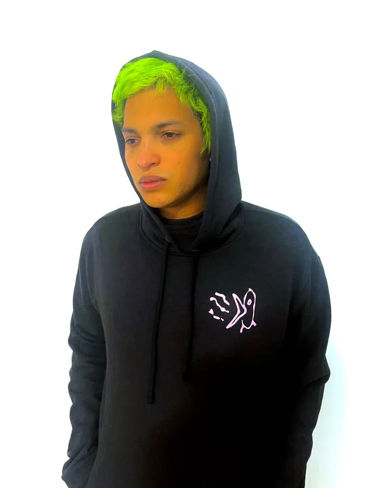 Lil Peep Bird Design Hoodie detail image 3