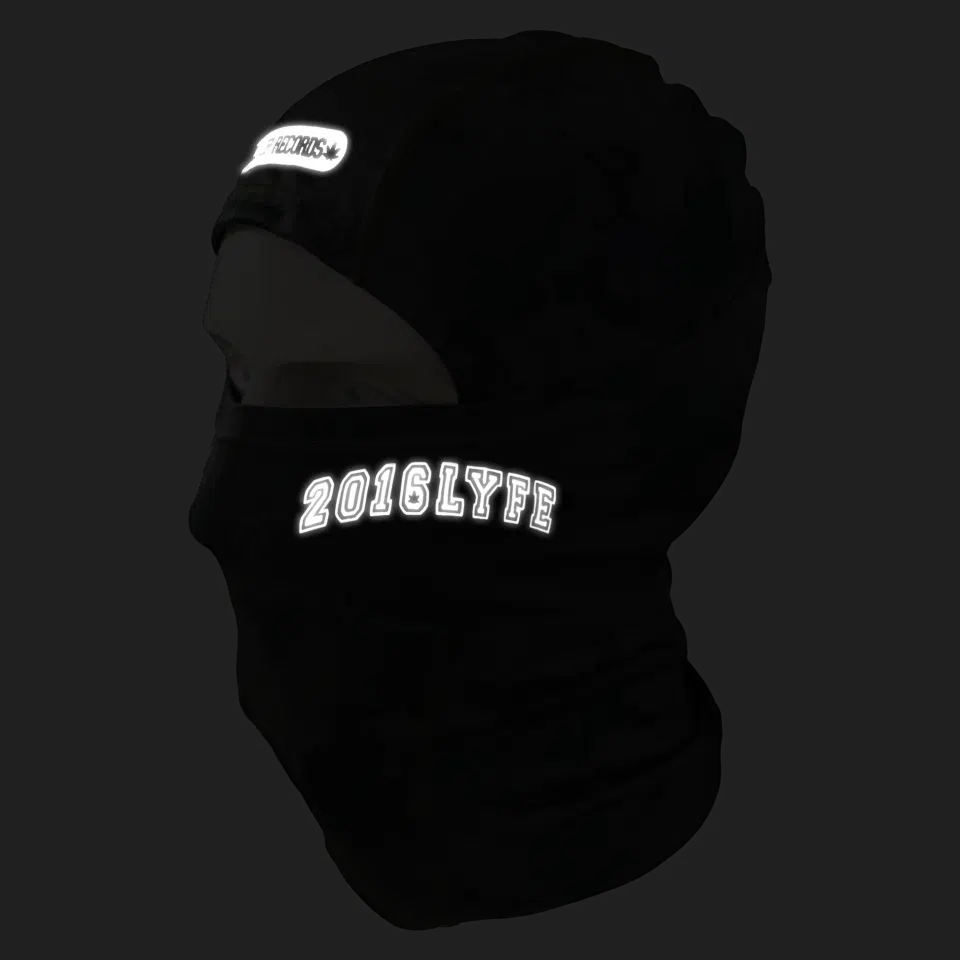 2016LYFE 3M Reflective Logo Ski Mask (Black) detail image 3