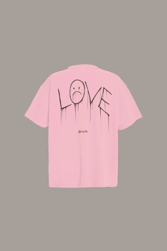 Lil Peep Crybaby Tee (Pink) detail image 2