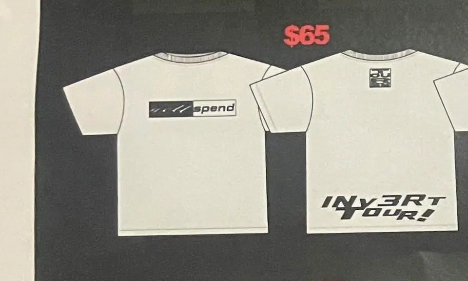 Invert Tour Bar Logo Tee (White)