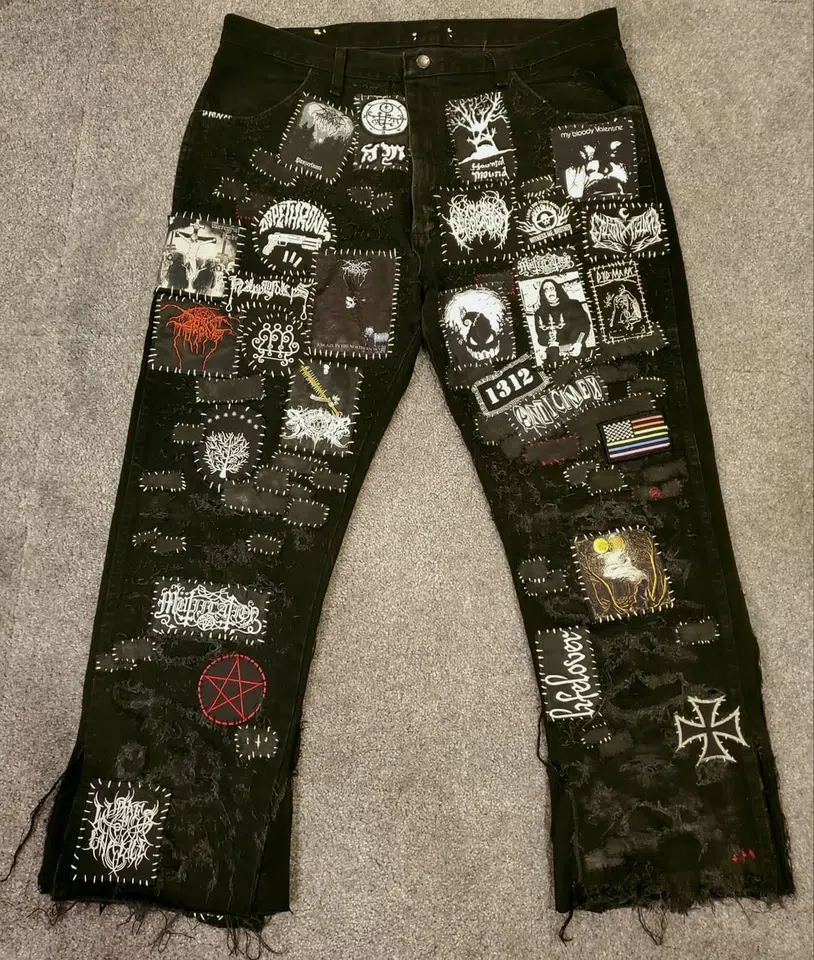 JJ VALHALLA Sematary Patch Pants detail image 2