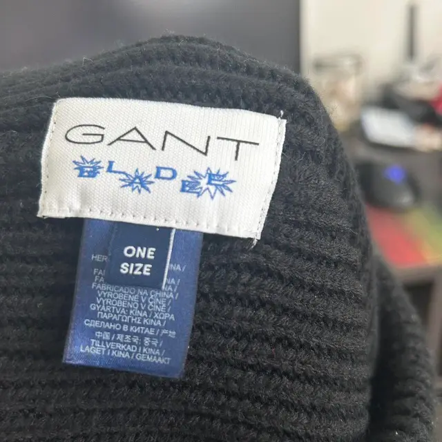 Drain Gang for GANT Beanie (Black) detail image 4