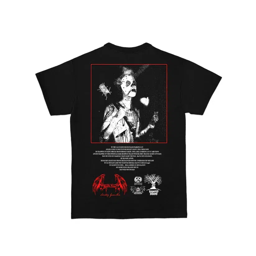 Sematary Bloody Angel Blood Tearz Tee detail image 2