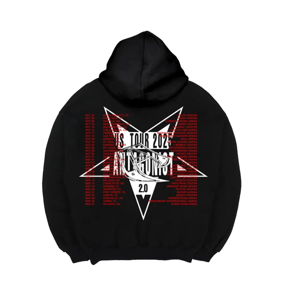 Playboi Carti Antagonist Tour Red Dagger Hoodie detail image 2