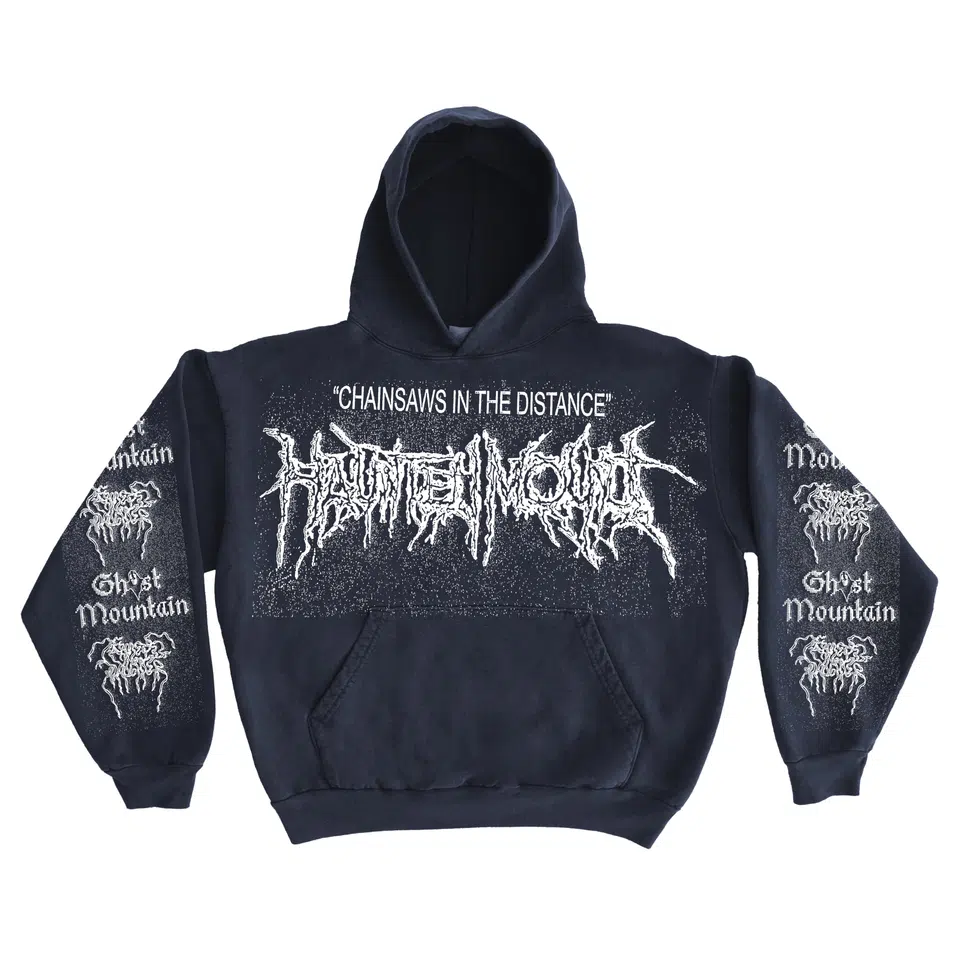 Chainsaws In The Distance Hoodie (Navy)