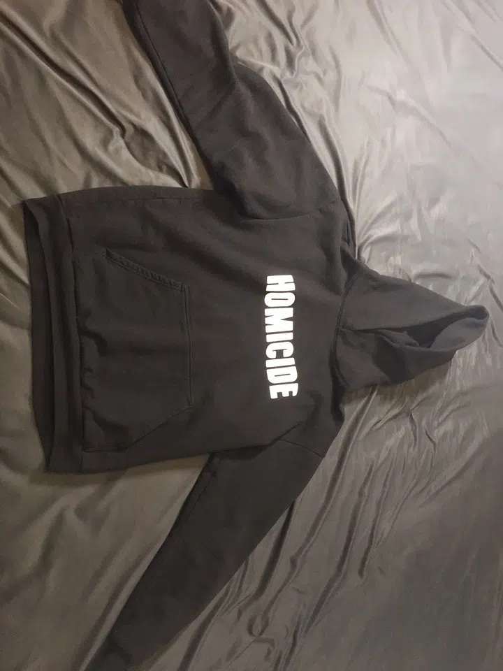 Playboi Carti HOMICIDE Hoodie (Black) detail image 2