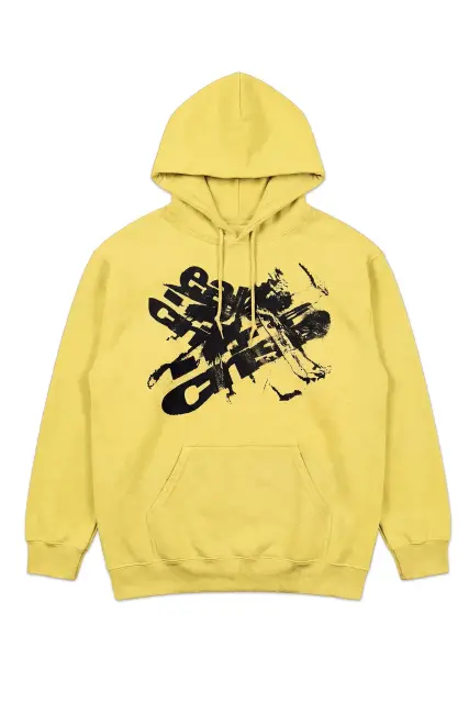 Painter Hooded Sweatshirt (Yellow)