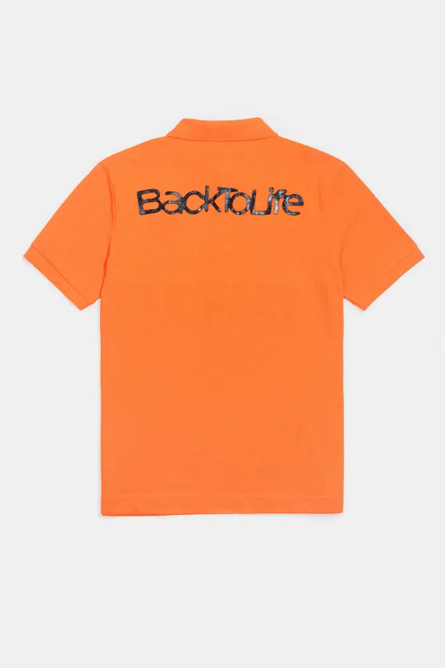 Thaiboy Digital Back 2 Life Polo (Orange) detail image 2