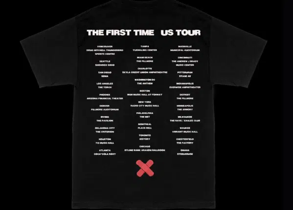 The Kid LAROI The First Time US Tour T-Shirt (Design 1) detail image 2