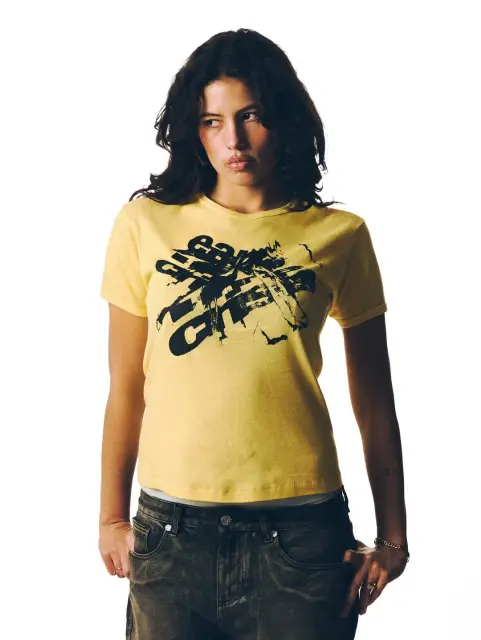 Nettspend Painter Tee (Yellow) detail image 2
