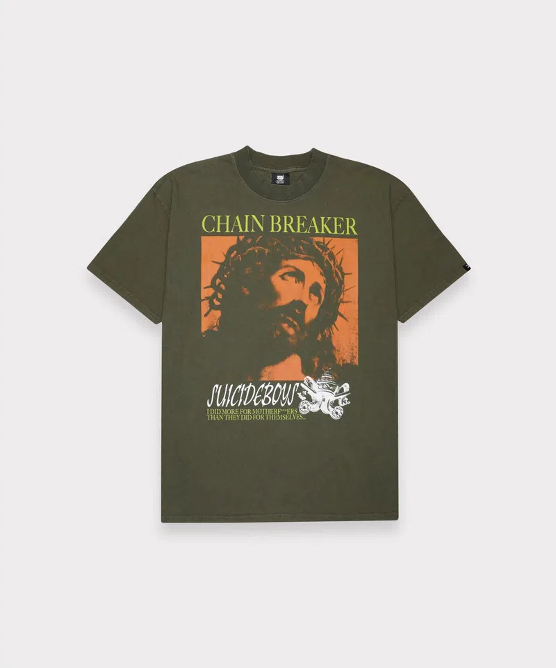 G59 Records G59 Chain Breaker Tee (Grape Leaf Green) primary image