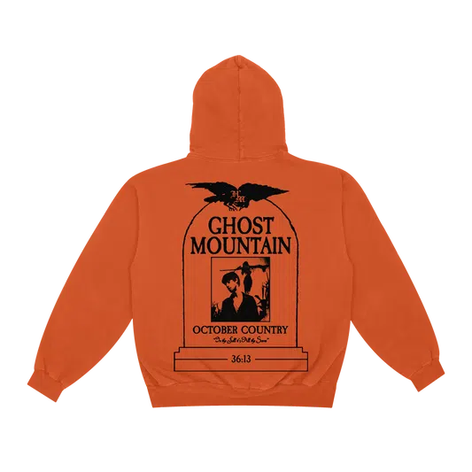 Ghost Mountain Seal Hoodie (Orange) detail image 2
