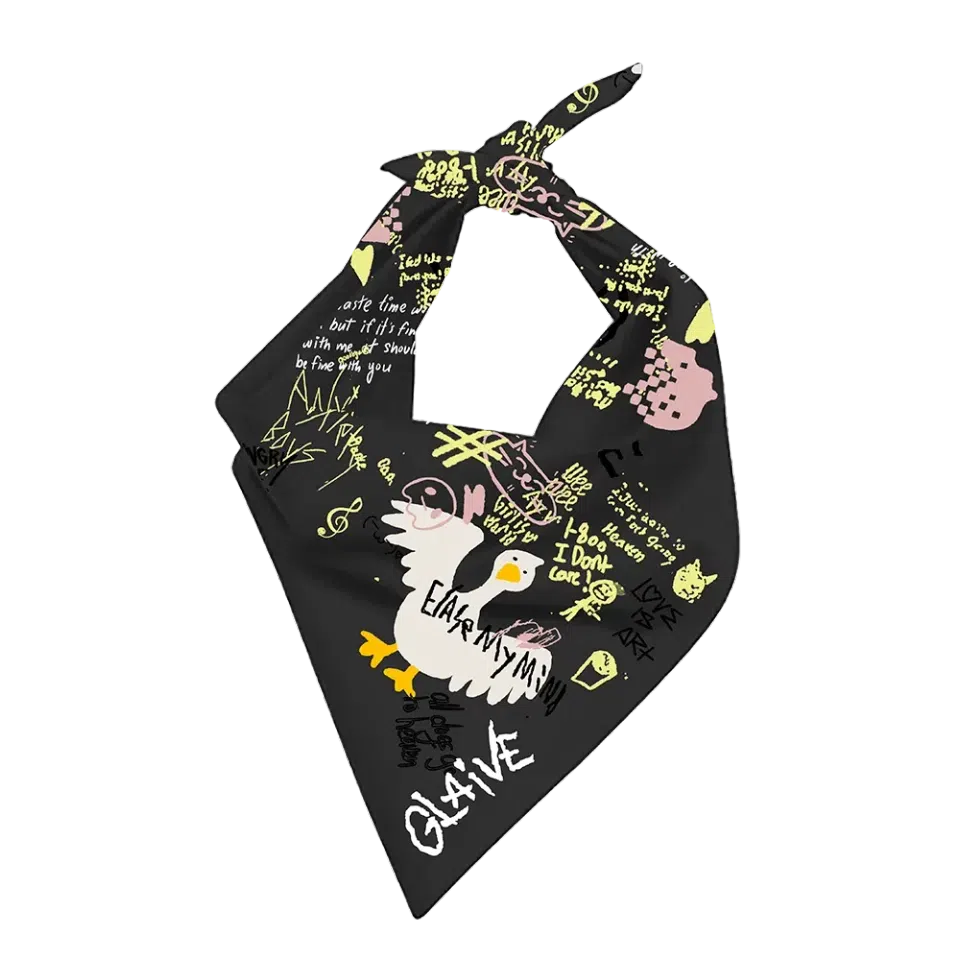 Black Sketch Bandana