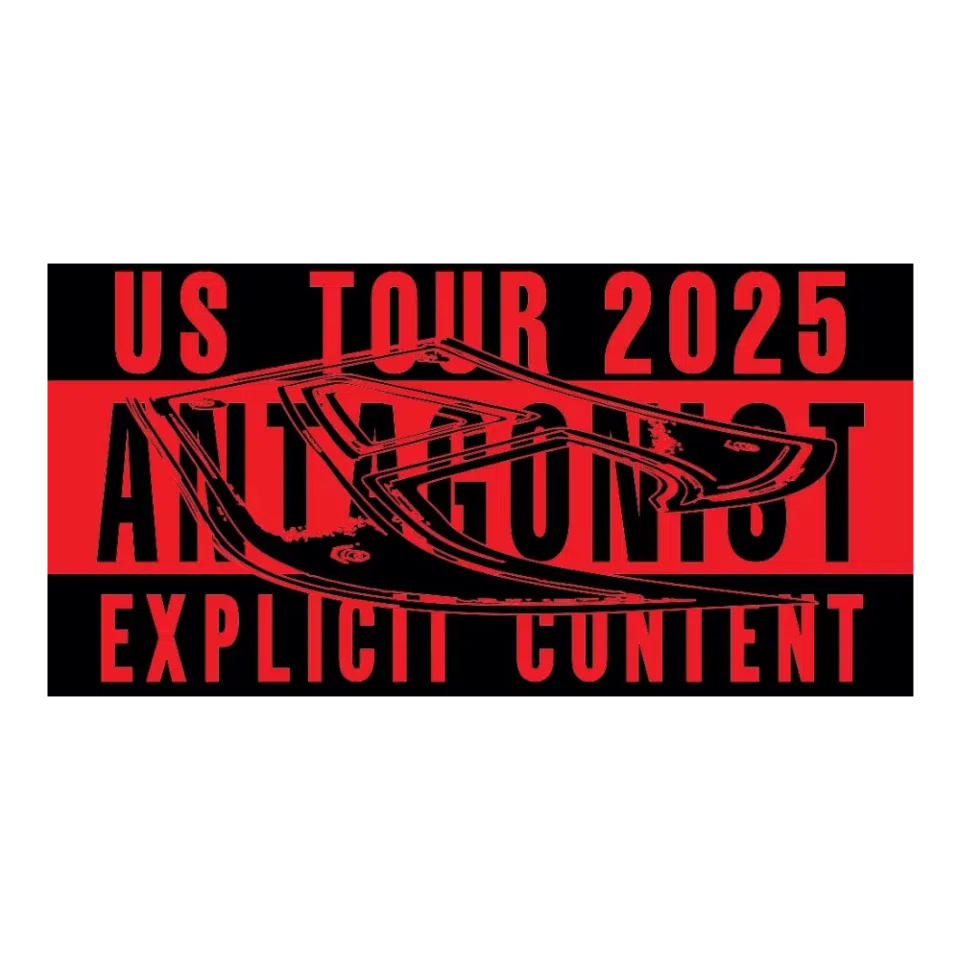 Antagonist Tour 2.0 Black & Red Flag