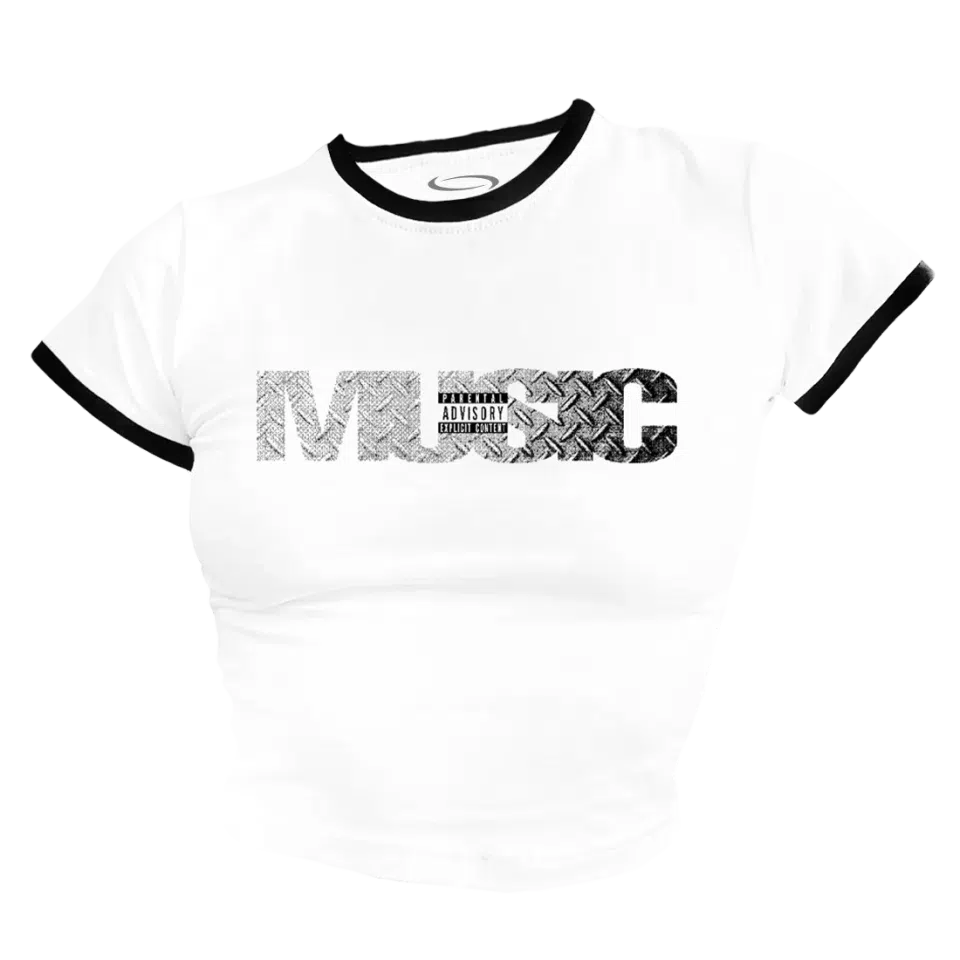 I AM MUSIC Baby Tee 6