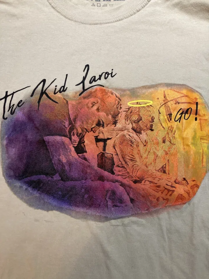 The Kid LAROI X gnarcotic Juice WRLD Tee detail image 3