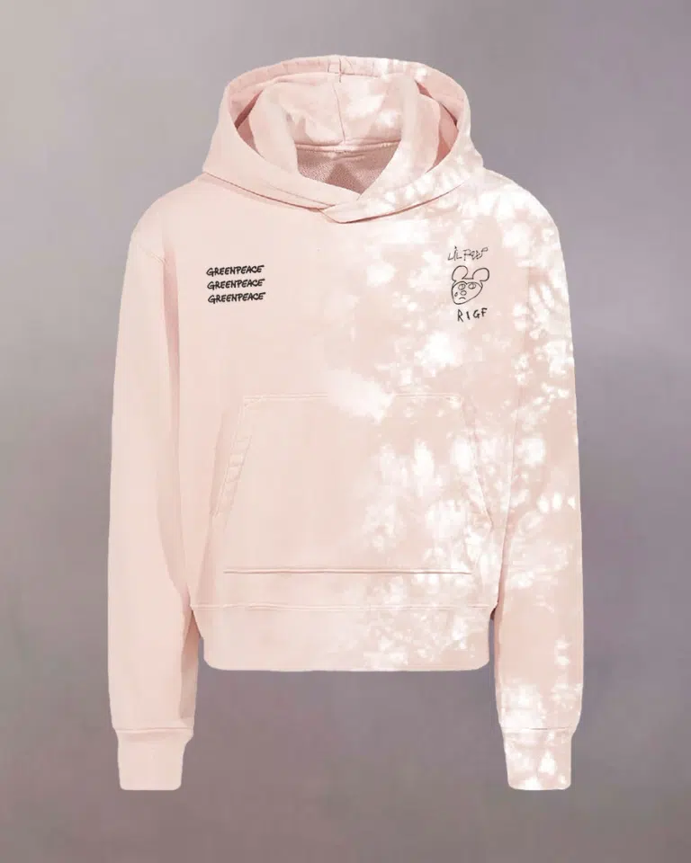 Lil Peep Gimme Time Heavy Cropped Hoodie detail image 3