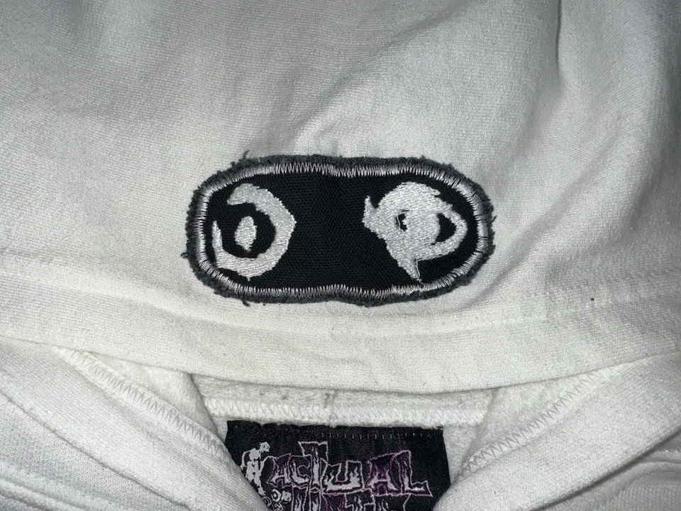 Ken Carson Teen X Zip-Up Hoodie (White) detail image 2