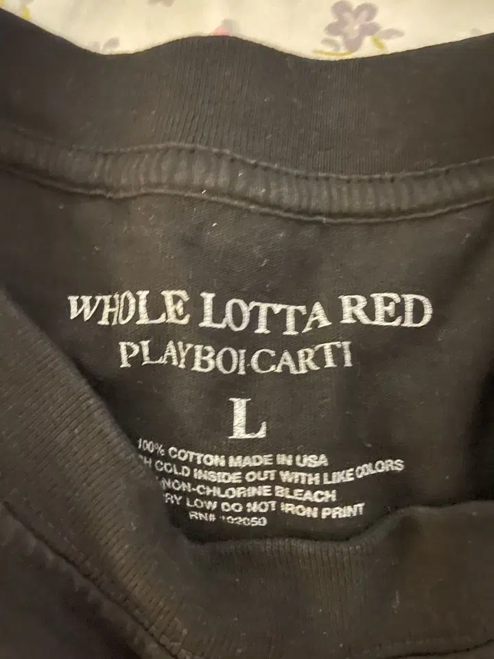 Playboi Carti Poppy Sleeveless Tee — Black detail image 2