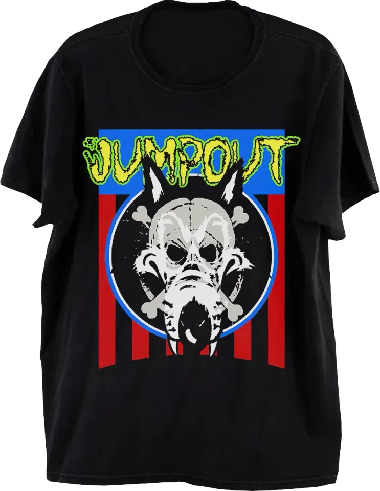 25 Jumpout Dog EU Black Tour Tee