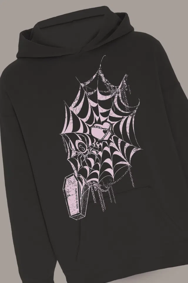 Lil Peep I Got Something To Do Here Hoodie (Black) detail image 3