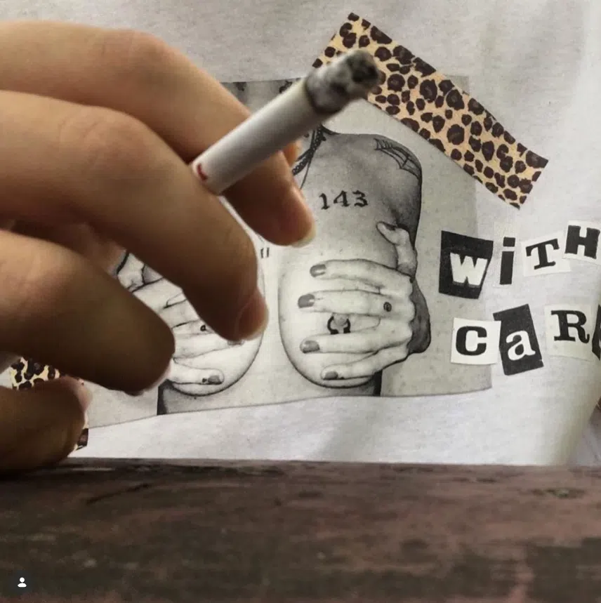 TOOPOOR Handle With Care Tee detail image 3