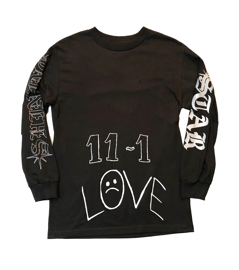 11-1 Reflective Ink Black Long Sleeve
