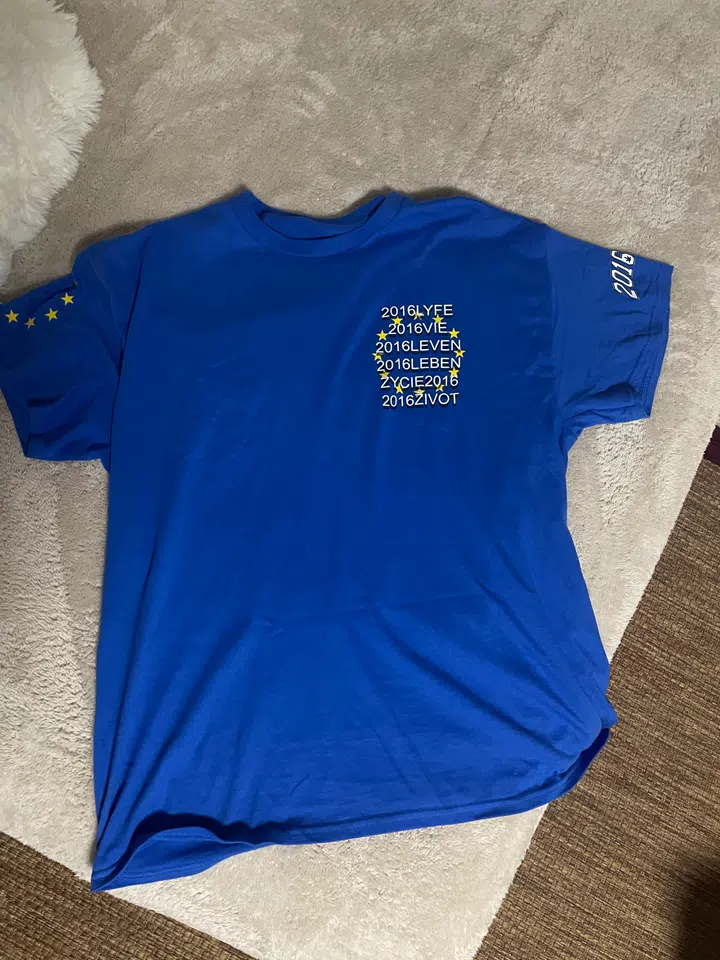 The Peak Tour Tee (Blue, Europe)